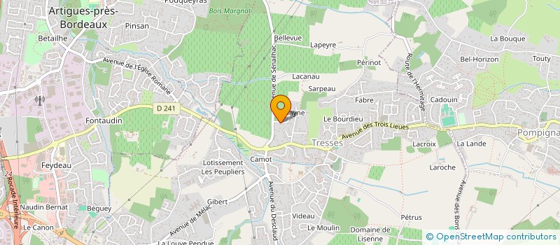 localisation de l'entreprise SCI JONQUILLE  TRESSES