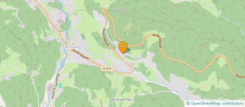 localisation de l'entreprise SCI JONQUILLES  PLAINFAING