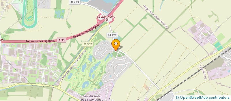 localisation de l'entreprise SCI JONSIF  LA WANTZENAU