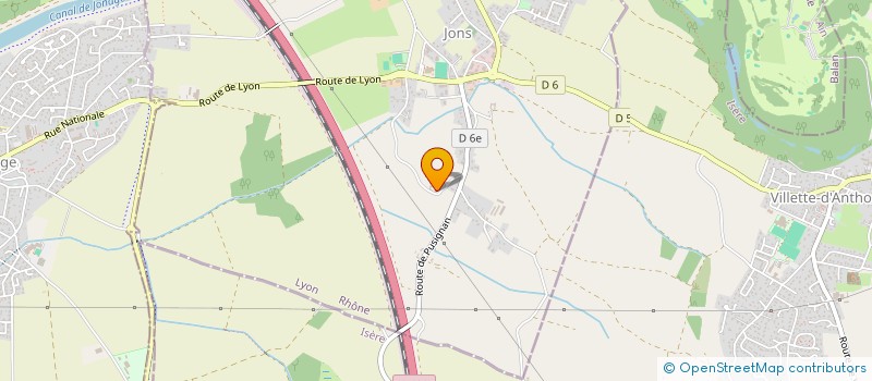 localisation de l'entreprise SCI JONSQUIERE  JONS