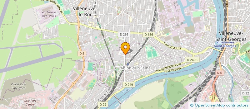 localisation de l'entreprise SCI JONVIRO II  ABLON-SUR-SEINE