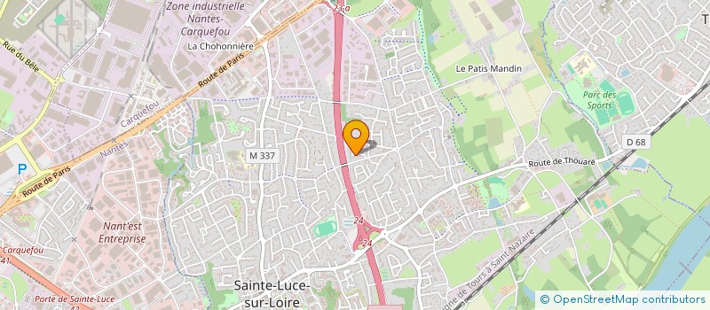 localisation de l'entreprise SCI JOOQ  SAINTE-LUCE-SUR-LOIRE