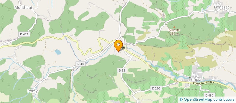 localisation de l'entreprise SCI JOOS  VILLELONGUE-D'AUDE