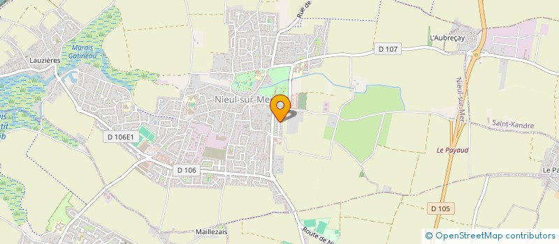 localisation de l'entreprise SCI JOP  NIEUL-SUR-MER