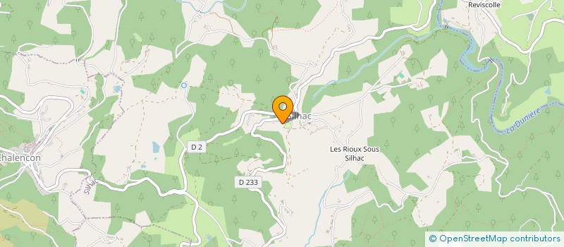 localisation de l'entreprise SCI JOP  SILHAC