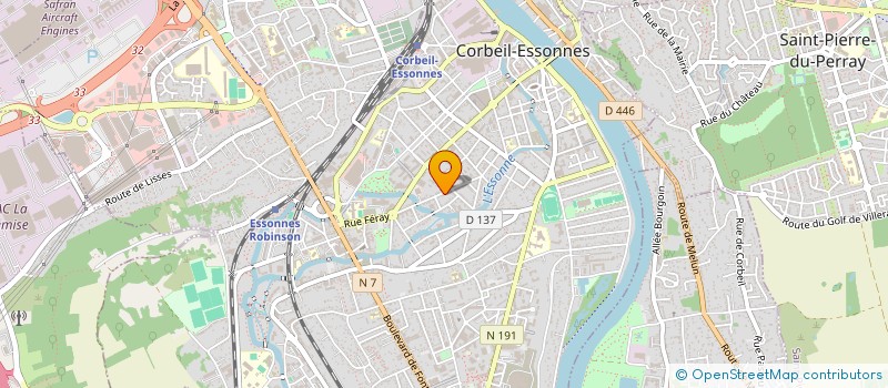 localisation de l'entreprise SCI JOPA à CORBEIL ESSONNES