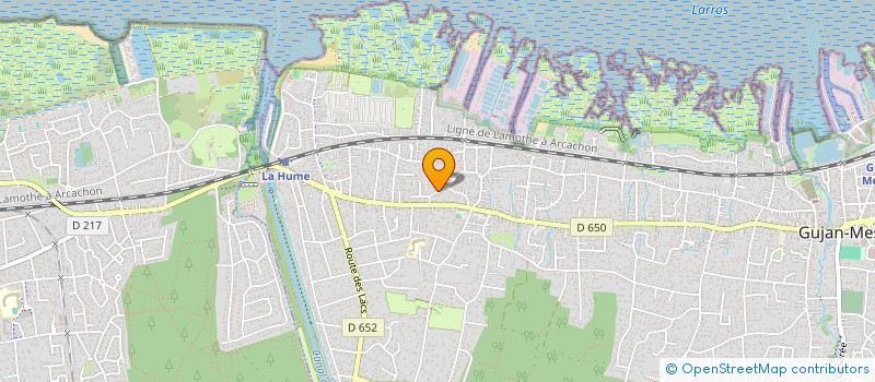 localisation de l'entreprise SCI JOPA  GUJAN-MESTRAS