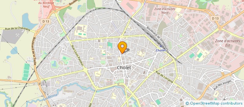 localisation de l'entreprise SCI JOPAC à CHOLET