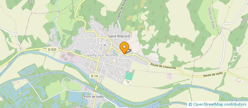 localisation de l'entreprise SCI JOPACH  VAILLY-SUR-AISNE