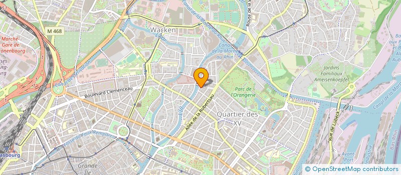 localisation de l'entreprise SCI JOPARO  STRASBOURG