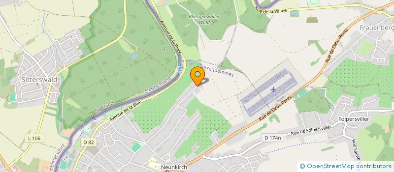 localisation de l'entreprise SCI JOPHI à SARREGUEMINES