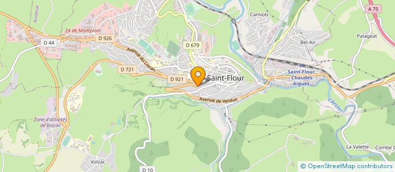 localisation de l'entreprise SCI JOPHIA à SAINT-FLOUR