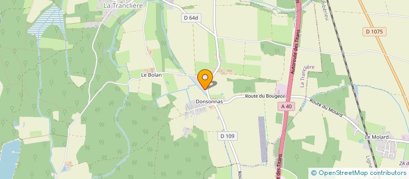 localisation de l'entreprise SCI JOPI  LA TRANCLIERE