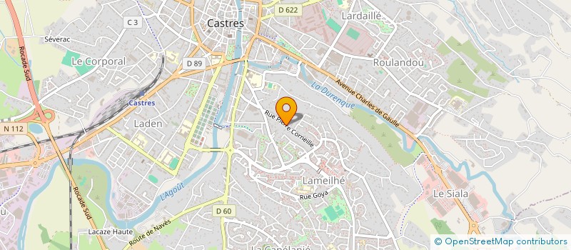 localisation de l'entreprise SCI JOPIMAR IMMOBILIER  CASTRES