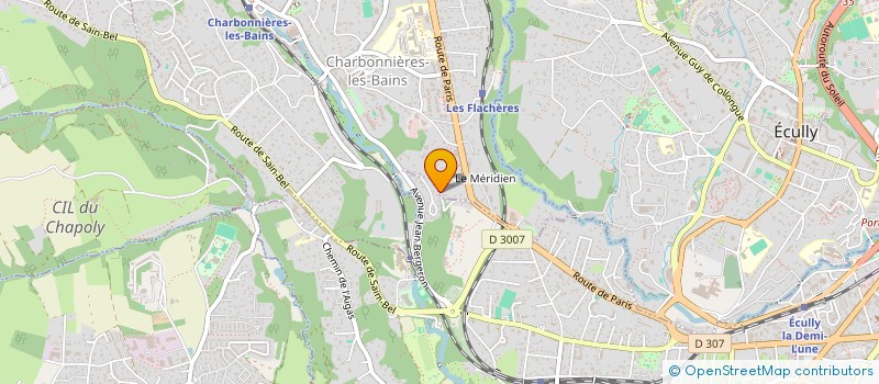 localisation de l'entreprise SCI JOPIMMO  CHARBONNIERES-LES-BAINS