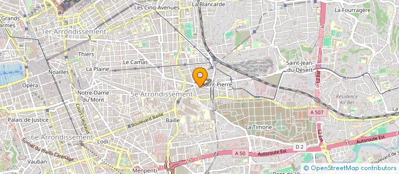 localisation de l'entreprise SCI JOPITHOAS  MARSEILLE
