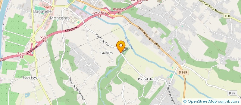 localisation de l'entreprise SCI JOPP  MONTAUBAN