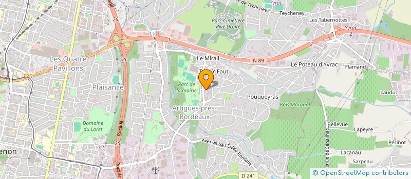 localisation de l'entreprise SCI JOPPIN  ARTIGUES-PRES-BORDEAUX