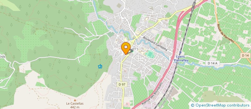 localisation de l'entreprise SCI JOPRIGA  CUERS