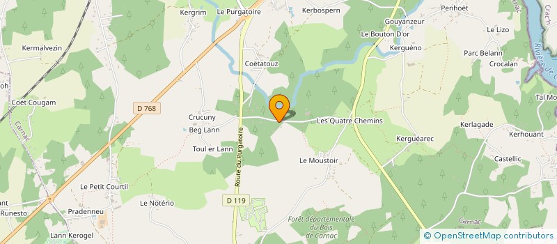 localisation de l'entreprise SCI JOR  CARNAC