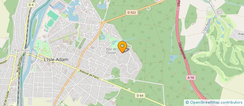 localisation de l'entreprise SCI JOR  L'ISLE-ADAM