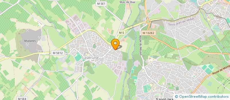 localisation de l'entreprise SCI JORALO  LAVERUNE