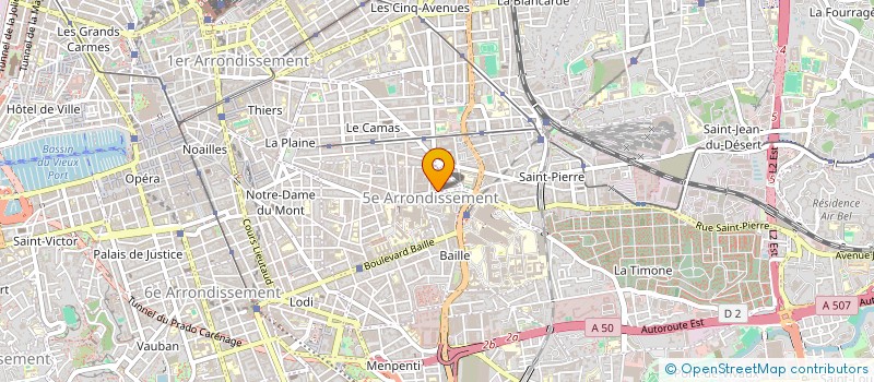 localisation de l'entreprise SCI JORAY à MARSEILLE