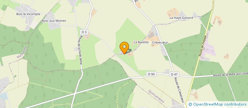 localisation de l'entreprise SCI JORDALICE  BOSC-GUERARD-SAINT-ADRIEN