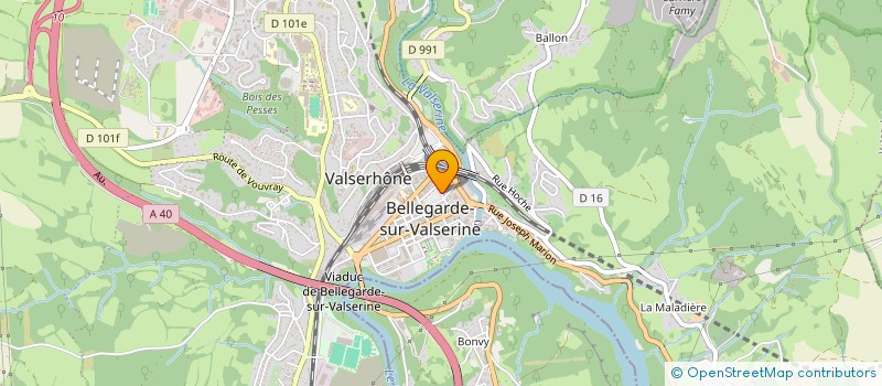 localisation de l'entreprise SCI JORDAN à VALSERHONE