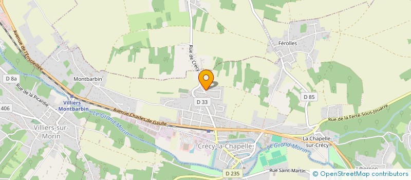 localisation de l'entreprise SCI JORDELIE  CRECY-LA-CHAPELLE