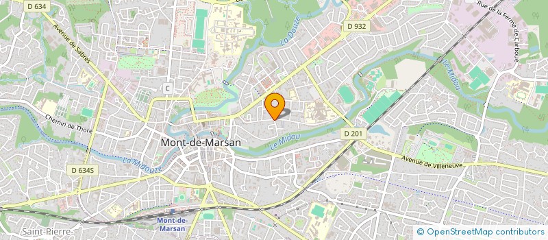 localisation de l'entreprise SCI JORDONI à MONT-DE-MARSAN