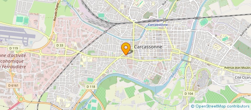 localisation de l'entreprise SCI JORDY à CARCASSONNE