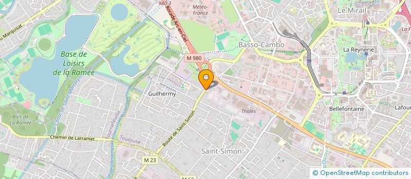 localisation de l'entreprise SCI JORDYA à TOULOUSE