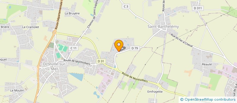 localisation de l'entreprise SCI JORE  OCTEVILLE-SUR-MER