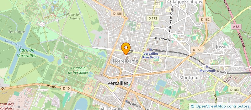 localisation de l'entreprise SCI JORE NOTRE DAME à VERSAILLES