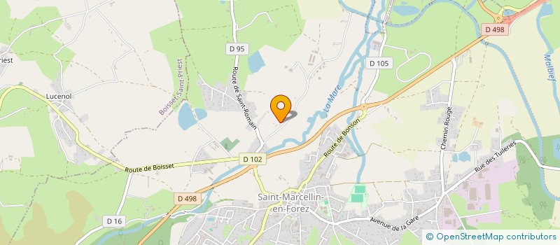 localisation de l'entreprise SCI JOREYM  SAINT-MARCELLIN-EN-FOREZ