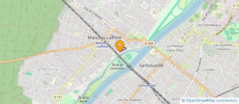 localisation de l'entreprise SCI JORGE FAMILY  HOUILLES