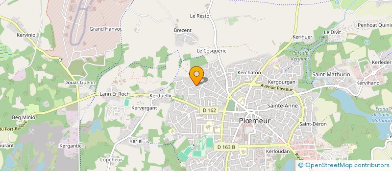 localisation de l'entreprise SCI JORGUIC à PLOEMEUR