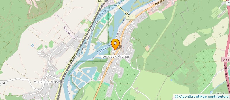localisation de l'entreprise SCI JORI  JOUY-AUX-ARCHES
