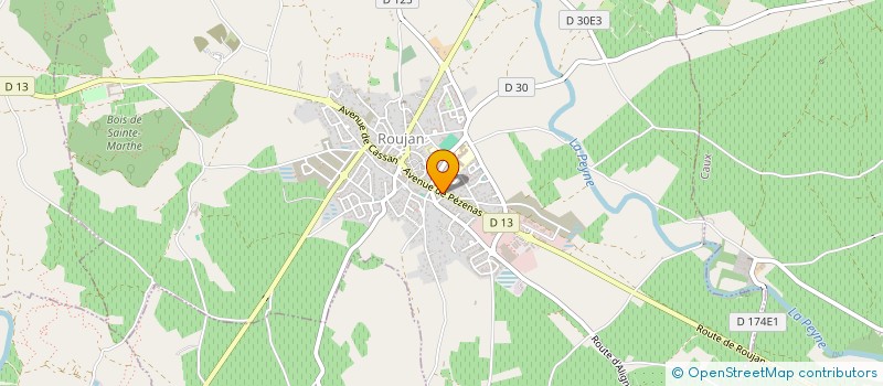 localisation de l'entreprise SCI JORINE  ROUJAN