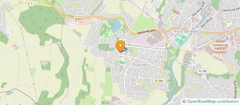 localisation de l'entreprise SCI JORIS  PONT-DE-CHERUY