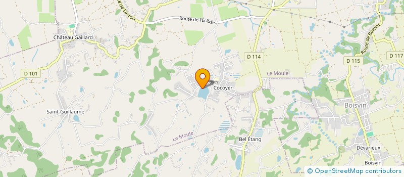 localisation de l'entreprise SCI JORLOR à LE MOULE