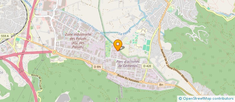 localisation de l'entreprise SCI JORLUC  GEMENOS