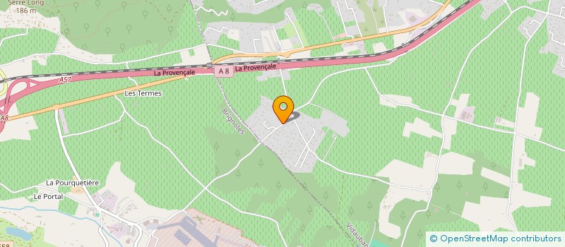 localisation de l'entreprise SCI JORN  VIDAUBAN