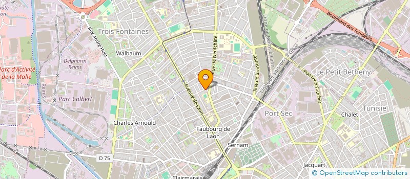 localisation de l'entreprise SCI JORQUERA-LE QUILLEC  REIMS