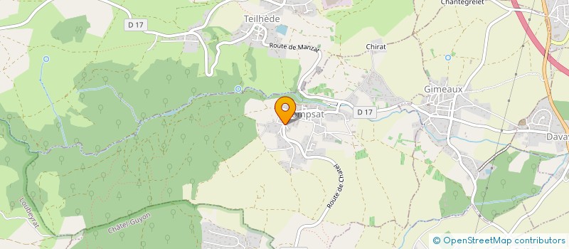 localisation de l'entreprise SCI JORRAEX  RIOM