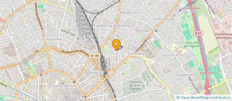 localisation de l'entreprise SCI JORRO à TOULOUSE