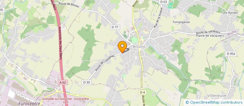 localisation de l'entreprise SCI JORY  BOULOC