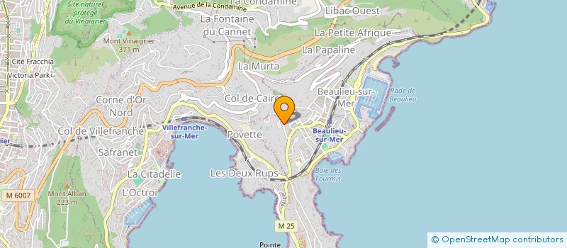 localisation de l'entreprise SCI JOS 2000 à BEAULIEU-SUR-MER