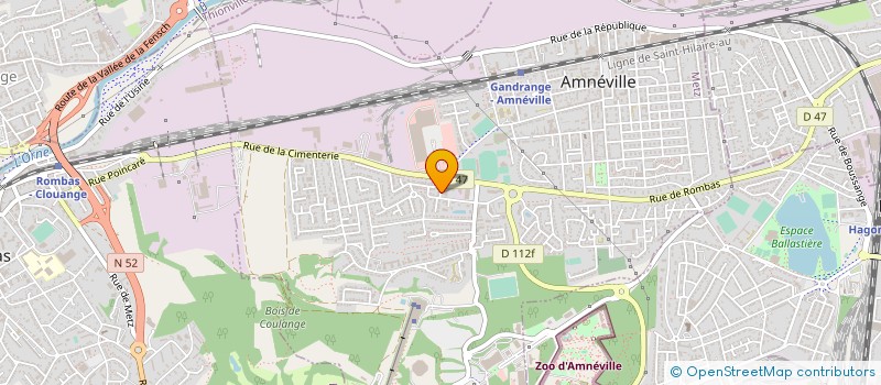 localisation de l'entreprise SCI JOS  AMNEVILLE